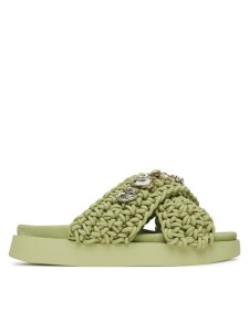 Inuikii Klapki Woven Stones 70104-106 Zielony
