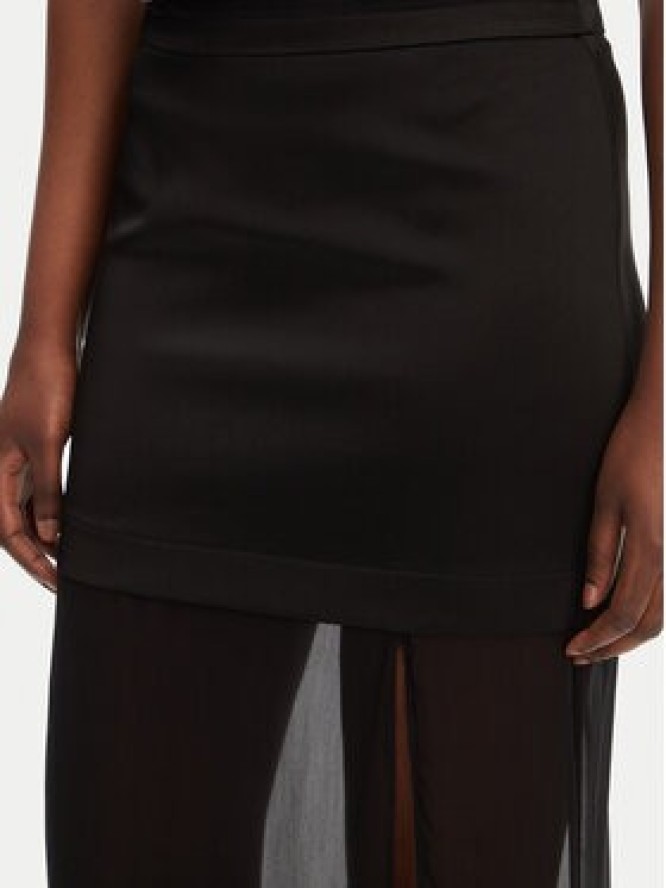 PINKO Spódnica maxi Gaerzetta 104686 A2CO Czarny Regular Fit