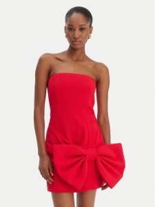 Marella Sukienka koktajlowa Editore 2613221013 Czerwony Slim Fit