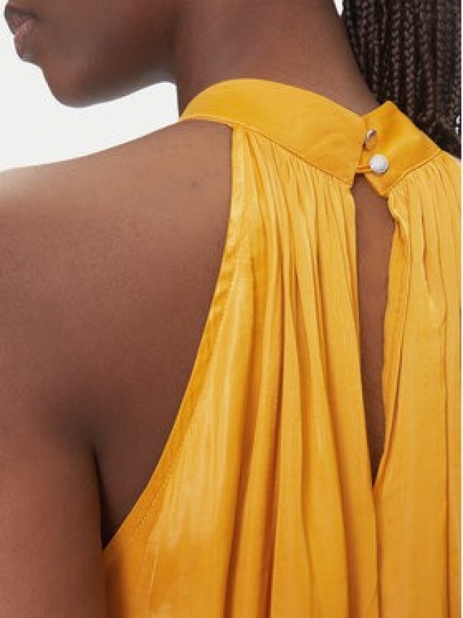 Morgan Sukienka koktajlowa 222-RAMAGE Żółty Regular Fit