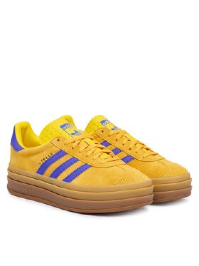 adidas Sneakersy Gazelle Bold KI7212 Żółty