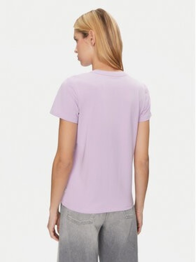 Guess Jeans T-Shirt W4YI10 J1314 Fioletowy Regular Fit