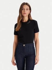Guess T-Shirt V5BI12 K8FQ4 Czarny Regular Fit