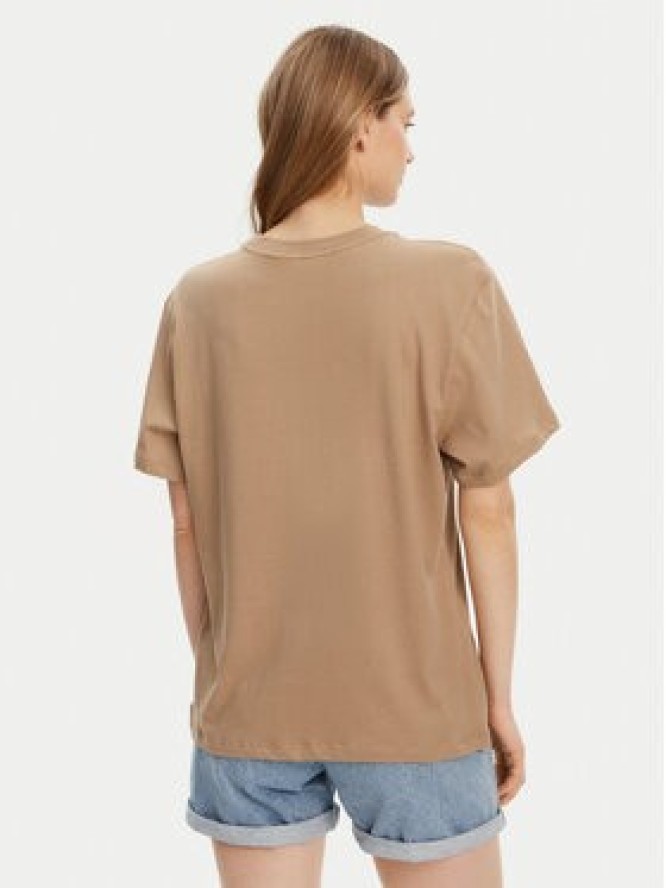 Roxy T-Shirt ERJZT05912 Brązowy Regular Fit