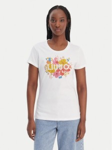 Liu Jo T-Shirt WA6493 JS923 Biały Regular Fit