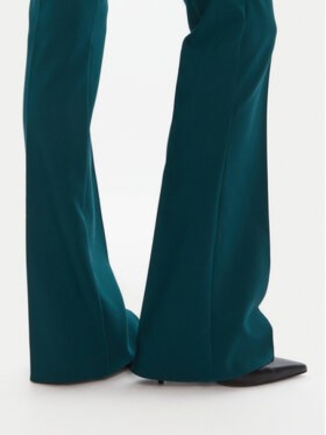Rinascimento Spodnie materiałowe CFC0125318003 Zielony Flare Fit