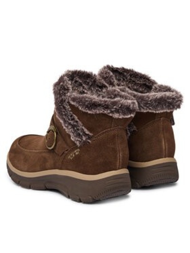 Skechers Botki Easy Going - Gentle Winter 168185 Brązowy