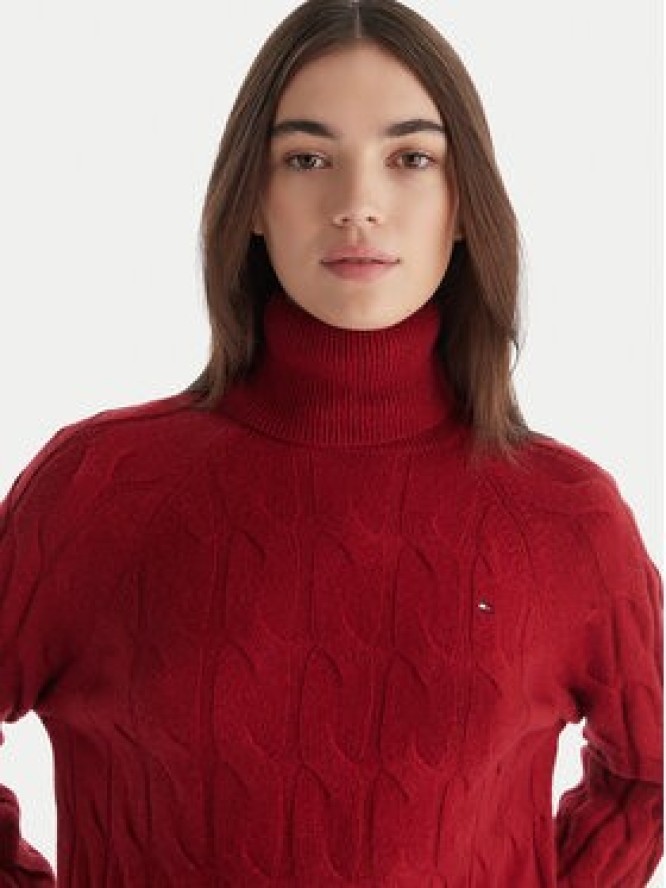 Tommy Hilfiger Golf WW0WW46791 Czerwony Regular Fit