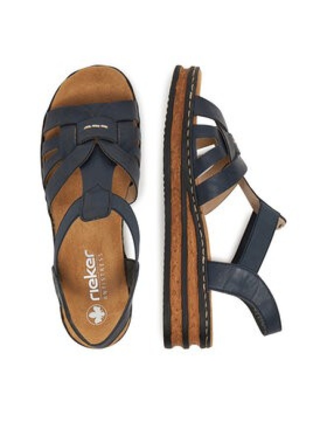 Rieker Sandały CEO-62918-14 Granatowy