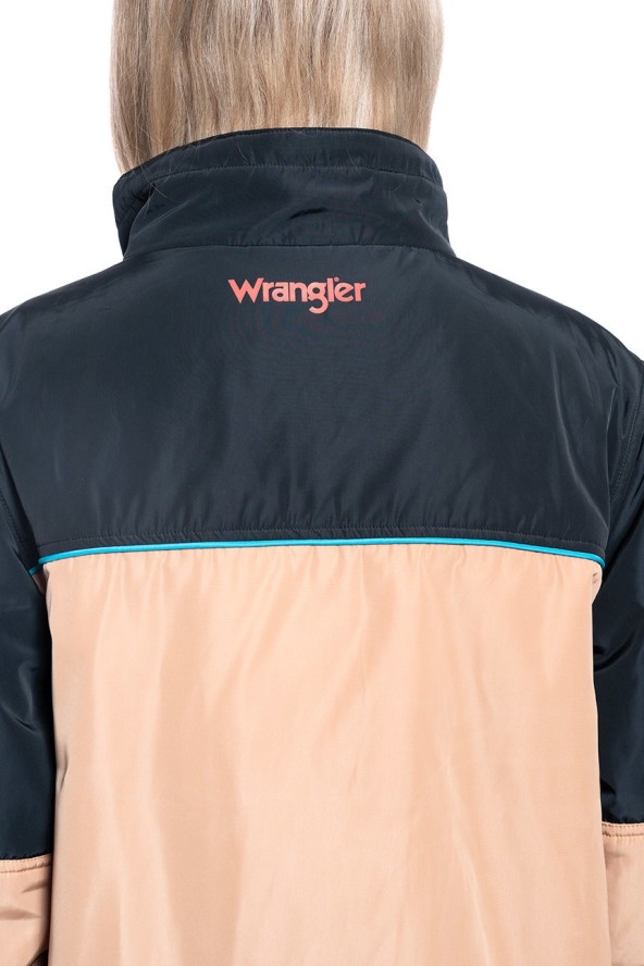 DAMSKA KURTKA PRZEJŚCIOWA WRANGLER UTILITY JACKET PYRAMID SAND W4Q1YJC01 112129191