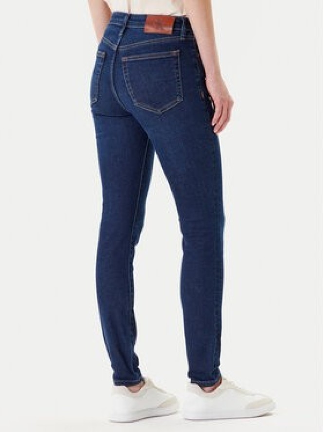 Calvin Klein Jeans Jeansy LV047B772G Granatowy Skinny Fit