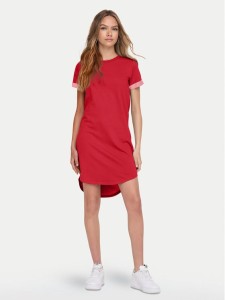 JDY Sukienka codzienna Ivy 15174793 Czerwony Regular Fit
