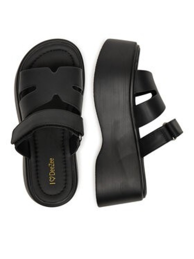 DeeZee Klapki 8791-2 Czarny