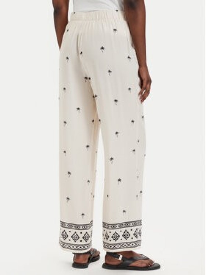 Vero Moda Spodnie materiałowe Kai 10345546 Kremowy Regular Fit