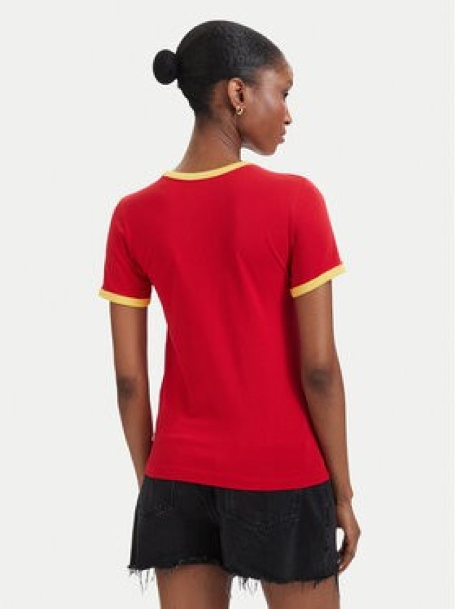 Guess Jeans T-Shirt W6YI16 K3995 Czerwony Slim Fit