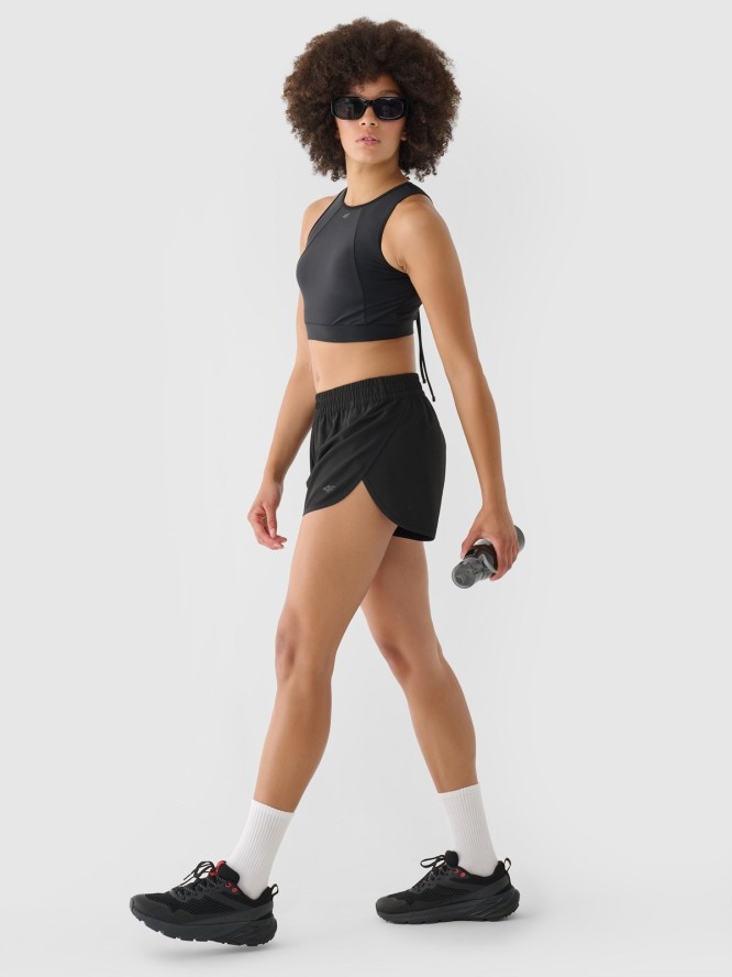 4F Spodenki plażowe damskie - czarne XS