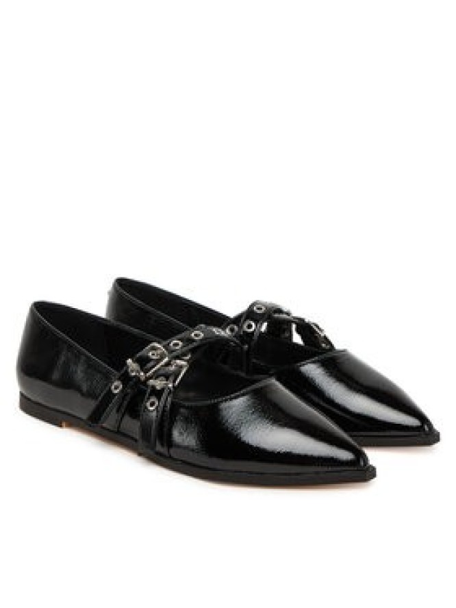 Buffalo Baleriny Marly Cross 1621026 Czarny