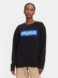 HUGO Bluza Classic 50522425 Czarny Relaxed Fit