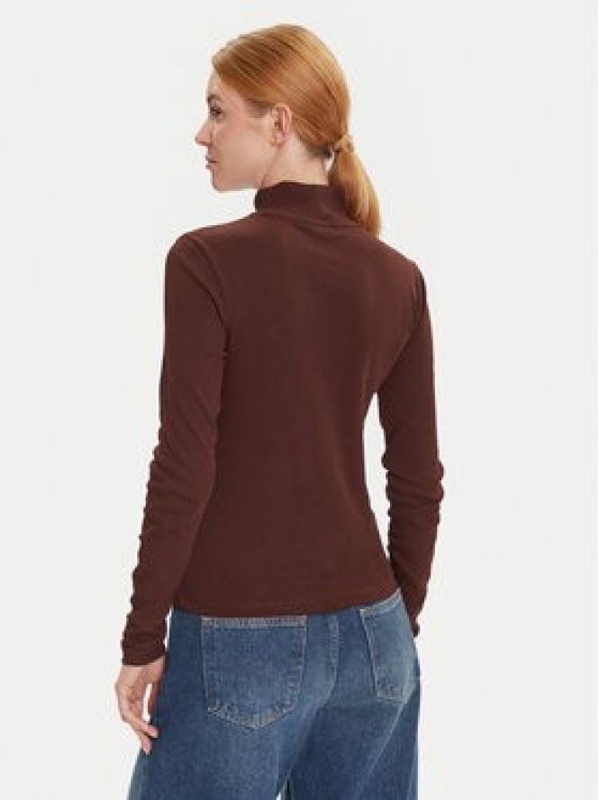 Tommy Jeans Bluzka Essential DW0DW19830 Brązowy Slim Fit