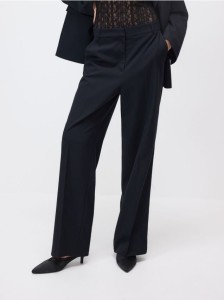 Spodnie na kant - granatowy