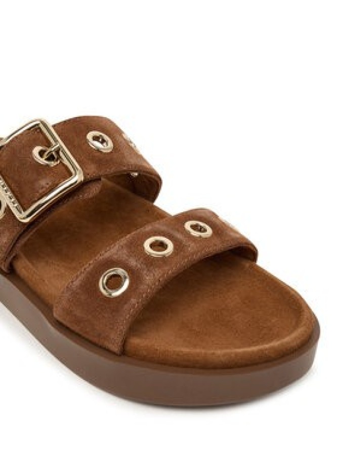 Inuikii Klapki Tilda Buckle 1004.003.0631 Brązowy ciemny