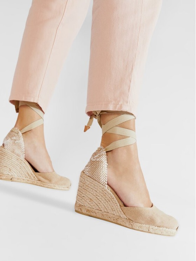 Castañer Espadryle Carina/8/002 021642-2017 Beżowy