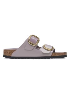 Birkenstock Skórzane klapki "Arizona" w kolorze fioletowym rozmiar: 40
