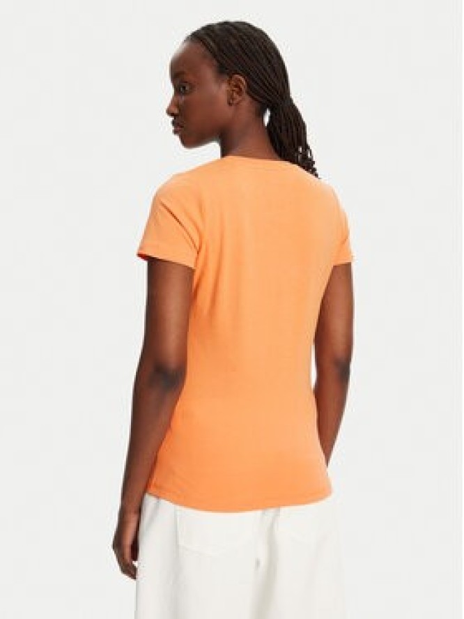 Pepe Jeans T-Shirt New Virginia PL505202 Pomarańczowy Slim Fit