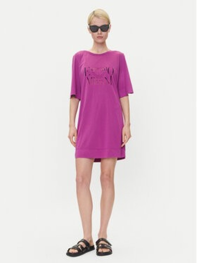 Emporio Armani Sukienka codzienna EW000618 AF12187 UA227 Różowy Loose Fit