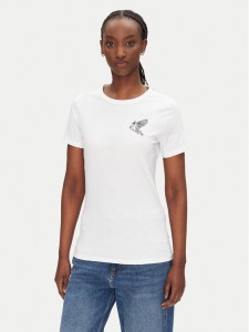 BOSS T-Shirt C_Elogo_21 50540260 Biały Slim Fit