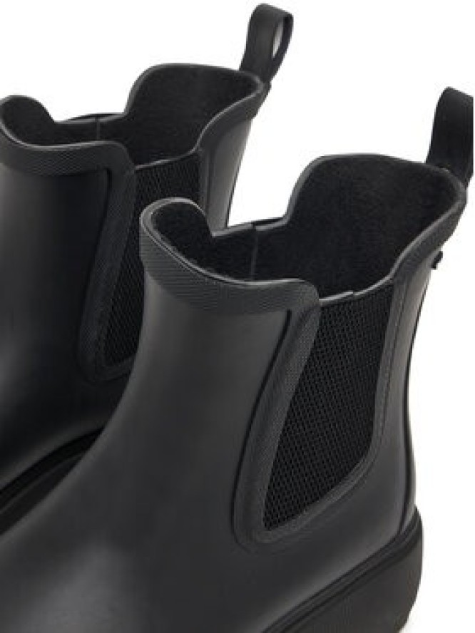 Tommy Hilfiger Kalosze Flag Ankle Warm Lining FW0FW08974 Czarny