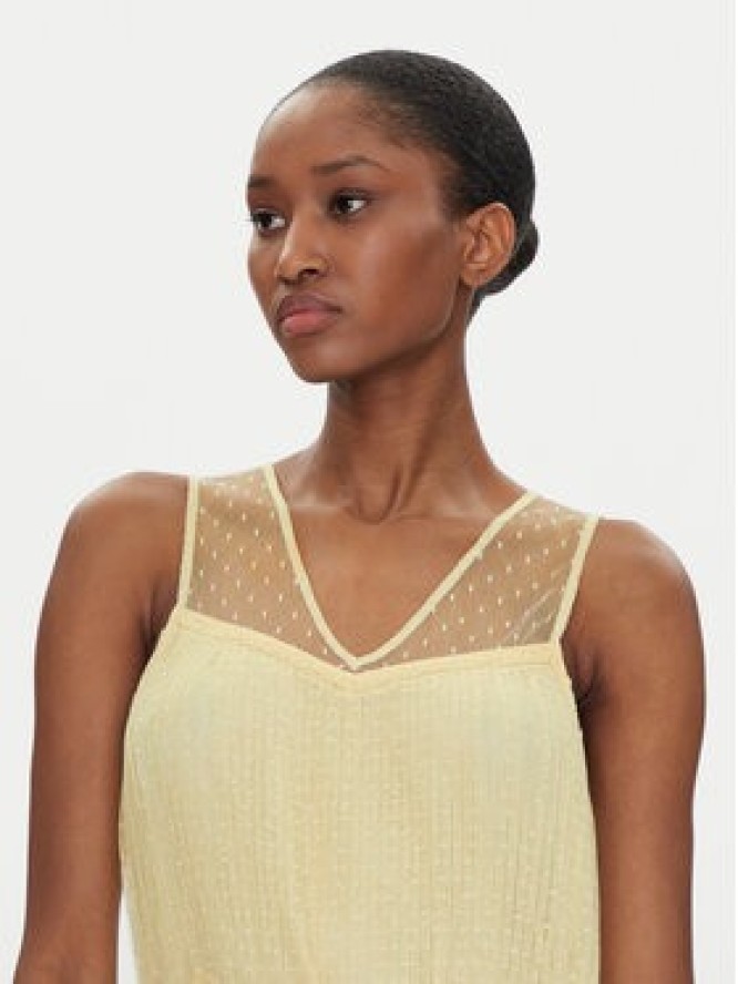 TWINSET Sukienka letnia 251TP2511 Beżowy Regular Fit