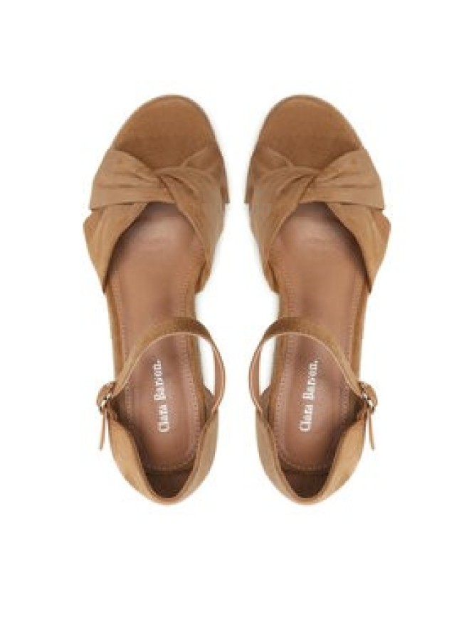 Clara Barson Espadryle WSS20524-01ECO Brązowy