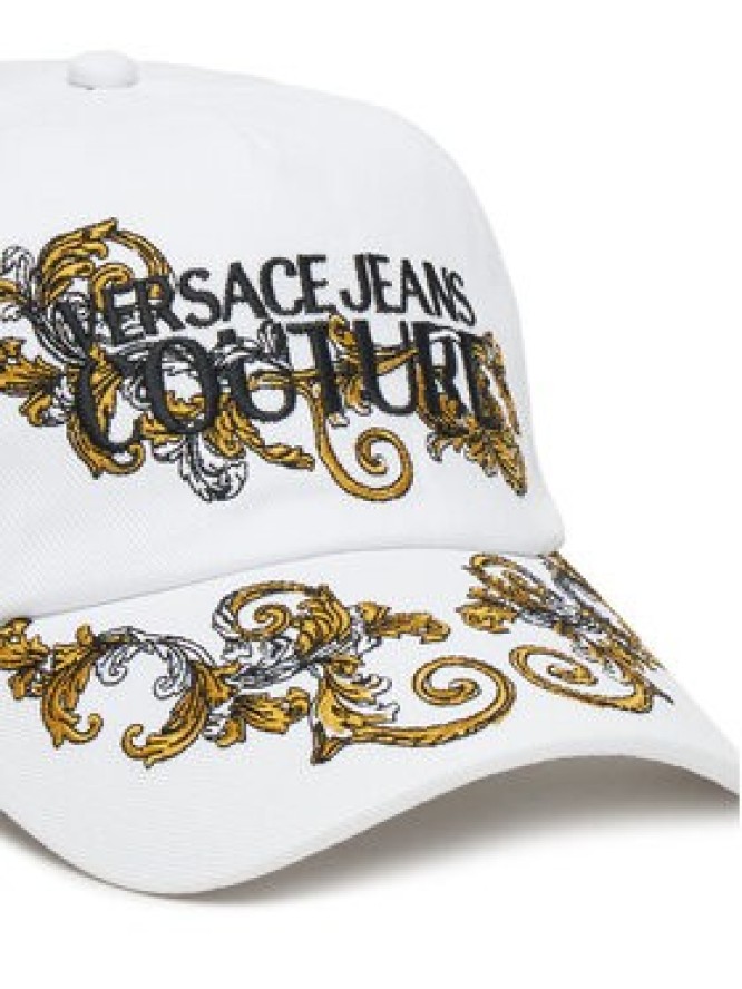 Versace Jeans Couture Czapka z daszkiem 78VAZK17 Biały