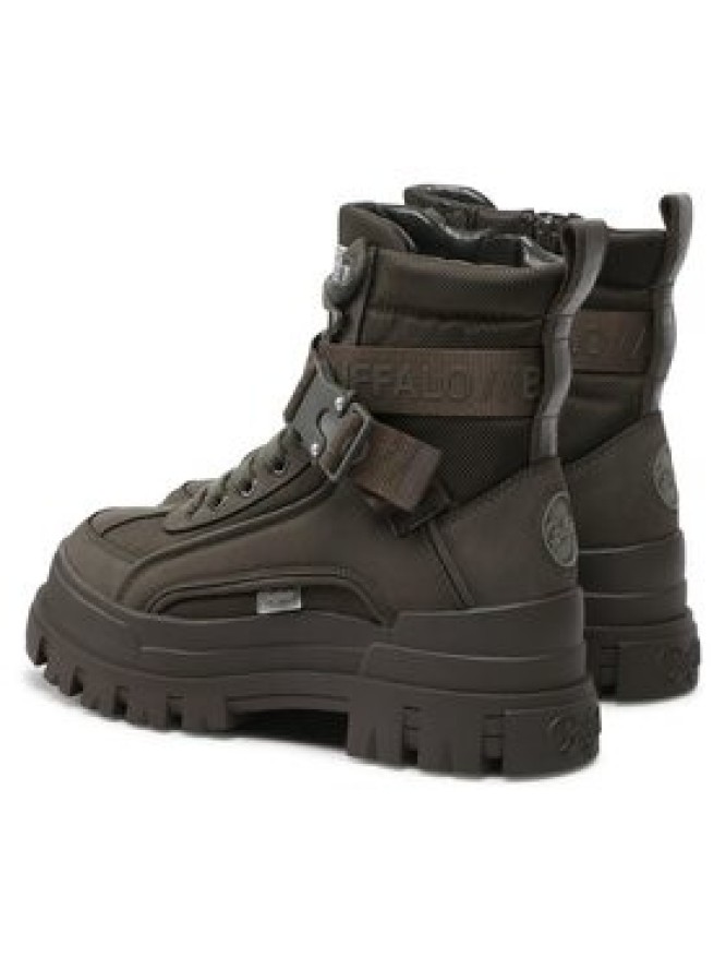 Buffalo Botki Aspha Com1 Laceup Mi BN1622160 Khaki