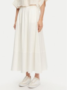 Max Mara Leisure Spódnica trapezowa Roal 2516771028 Biały Regular Fit
