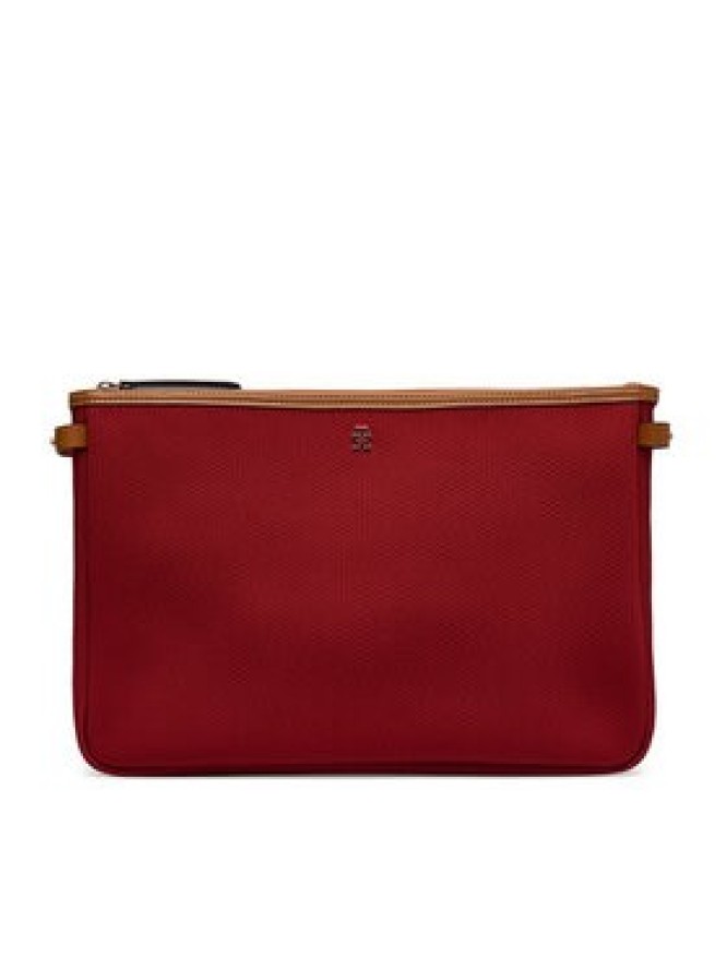 Tommy Hilfiger Torebka Th Monoplay Tote Le AW0AW17416 Czerwony ciemny