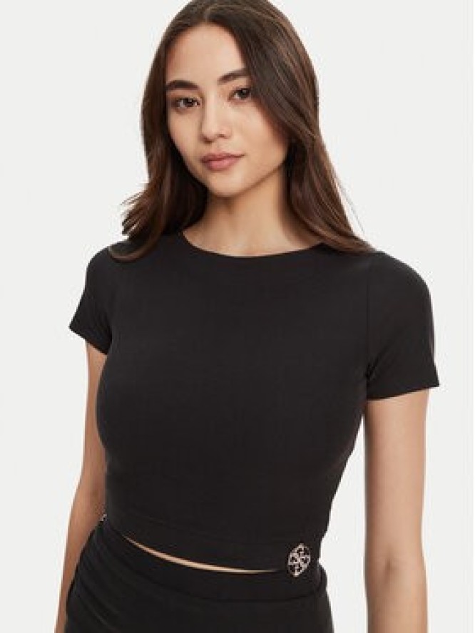 Guess T-Shirt W5YP14 KAQL2 Czarny Regular Fit