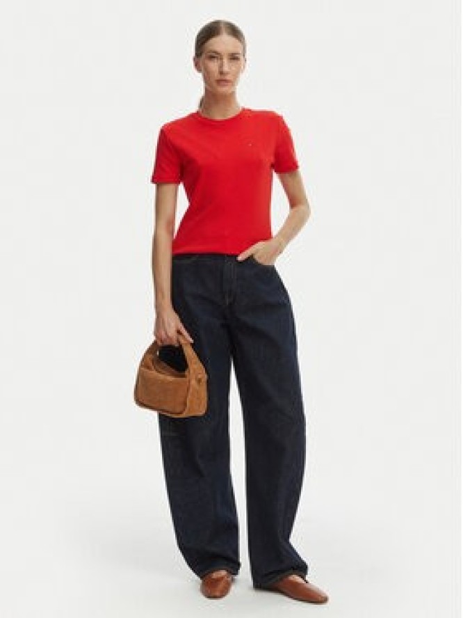 Tommy Hilfiger T-Shirt New Cody WW0WW40587 Pomarańczowy Slim Fit