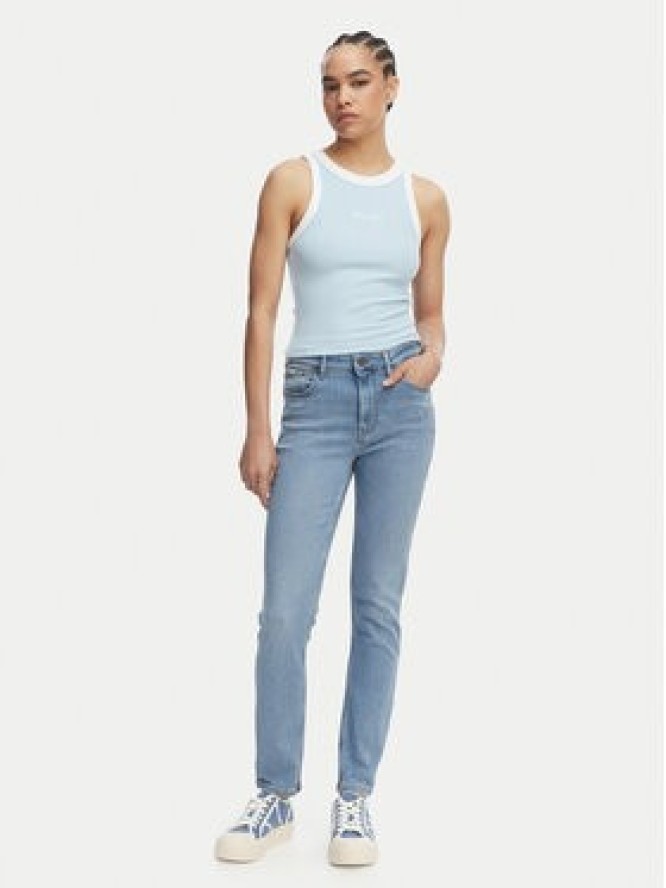Guess Jeans Jeansy W5YA92 D7043 Niebieski Slim Fit