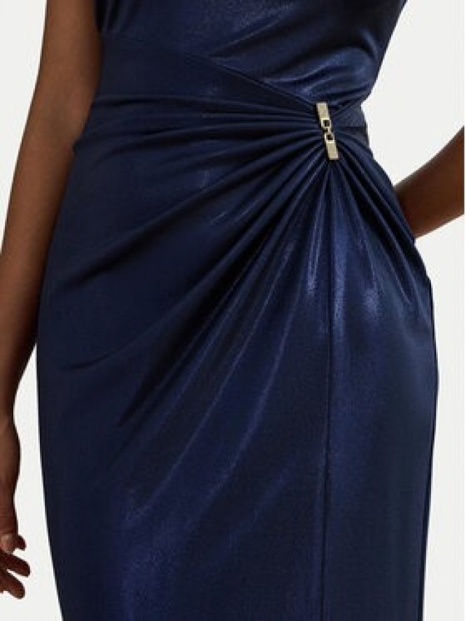 LAUREN RALPH LAUREN Sukienka wieczorowa 253P04060002 Granatowy Slim Fit