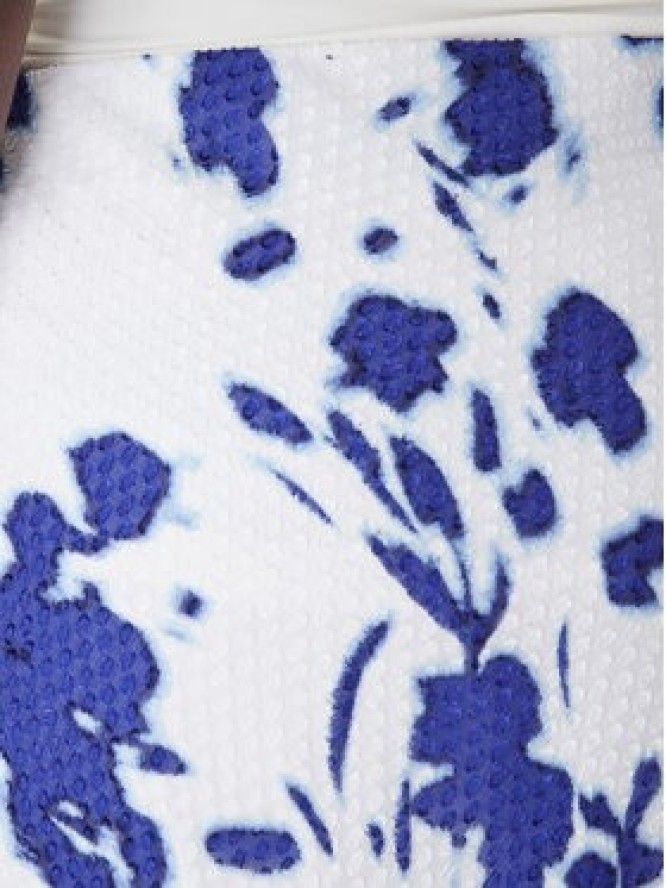 Calvin Klein Spódnica midi LV044F608G Biały Regular Fit