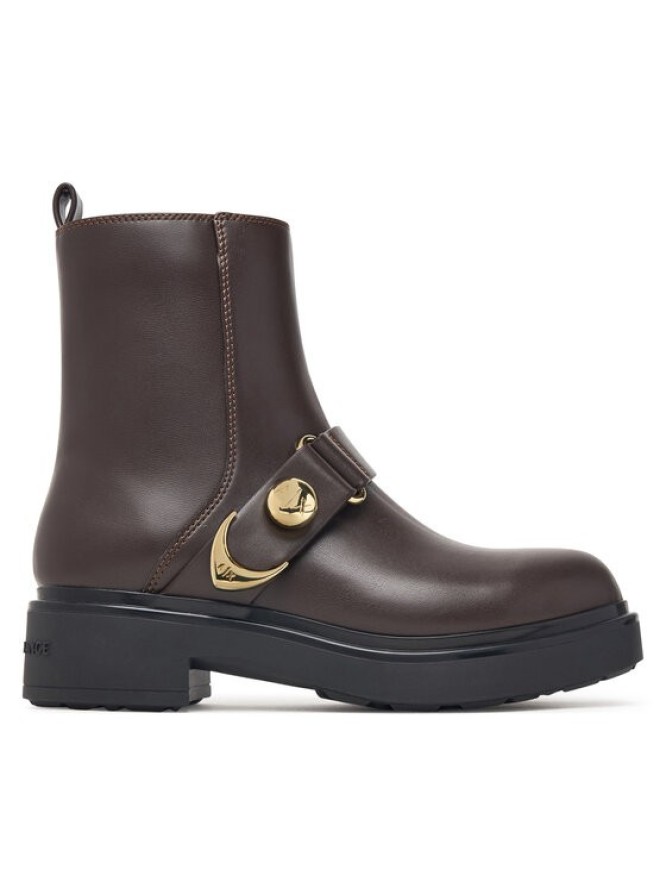 Armani Exchange Botki XW003093 AF18975 U6032 Brązowy ciemny