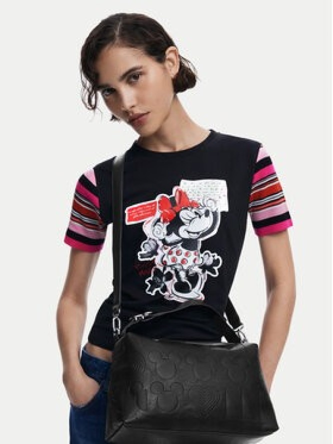 Desigual Torebka All Mickey Bergamo 25SAXP65 Czarny