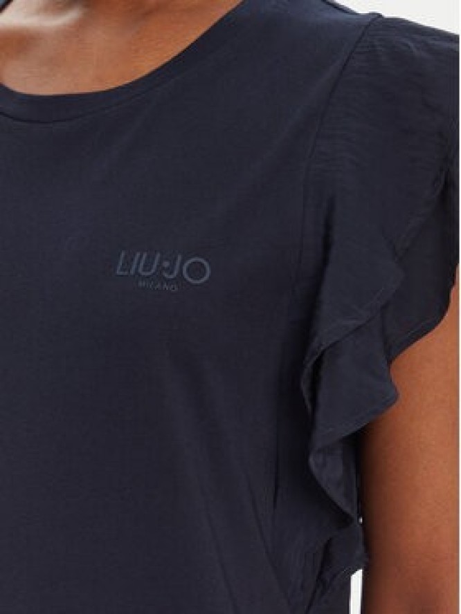 Liu Jo Bluzka TA5178 J5904 Granatowy Regular Fit