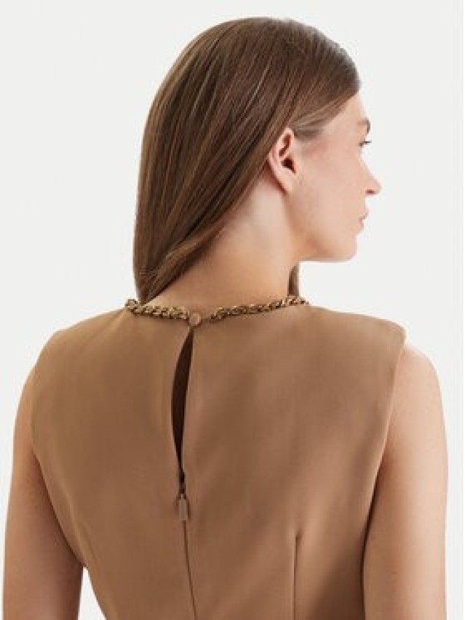 Marciano Guess Sukienka koktajlowa 6RGK18 9373Z Beżowy Regular Fit