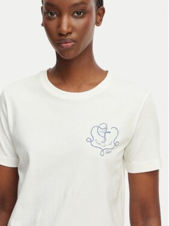 Gant T-Shirt 4201440 Biały Regular Fit