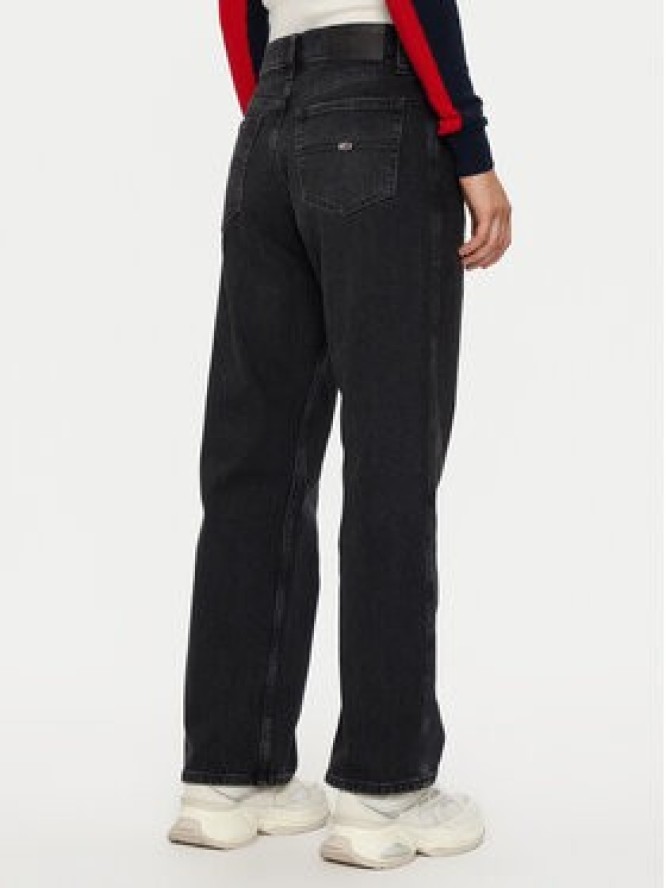 Tommy Jeans Jeansy Betsy DW0DW19739 Czarny Wide Leg