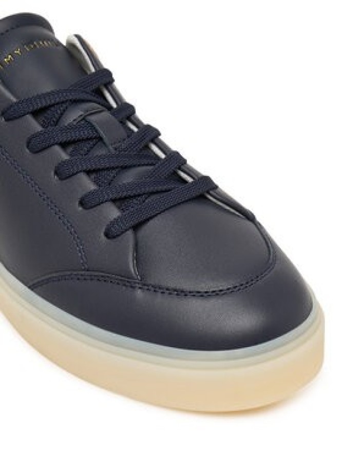 Tommy Hilfiger Sneakersy Th Chic Sneaker Elevated FW0FW09400 Granatowy