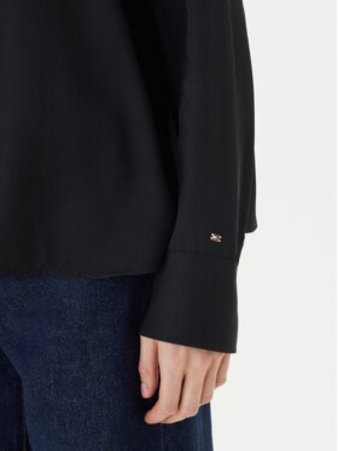 Tommy Hilfiger Bluzka WW0WW47339 Czarny Relaxed Fit